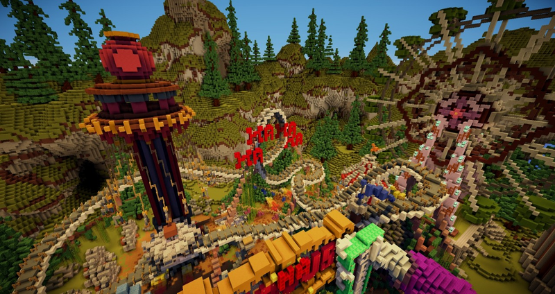 Illustration for article titled The Minecraft Server Where You're Greeted by The Joker